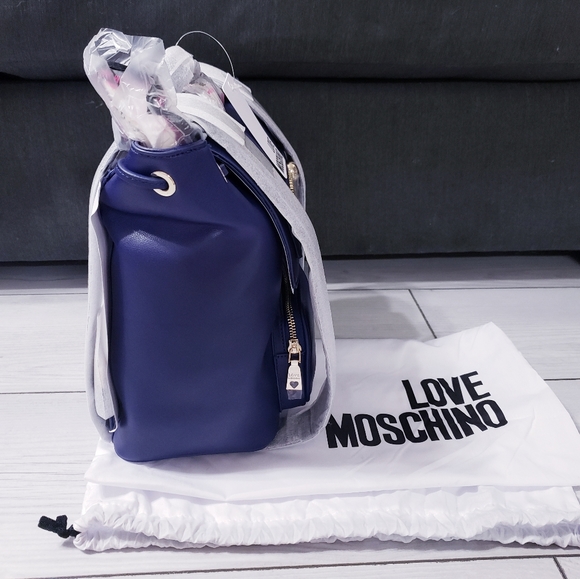 Love Moschino Blue Grain Backpack main image 10